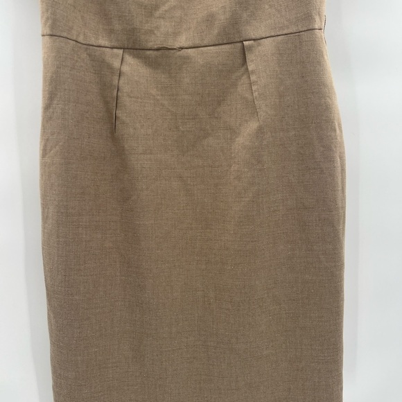 Tahari Levine brown sheath dress short sleeve size 12 - Picture 4 of 11